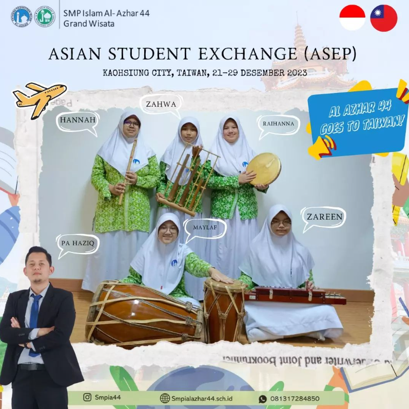 ASEP Taiwan - Hannah, Zahwa, Raihana, Maylaf, Zareen