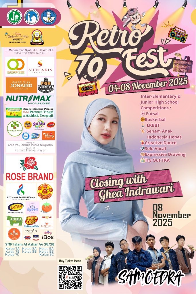 Retro Fest 7.0  “Ajang Kreativitas, Sportivitas, dan Promosi SMP Islam Al Azhar 44 Grand Wisata”